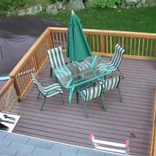Main Deck with Pool Deck Construction in Wilmington, MA 2